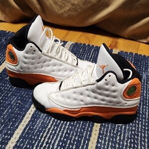 Jordan 3 "Starfish" Sneakers White and Orange